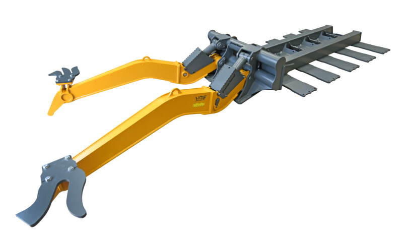 VRS Drive In clamp legs on white background